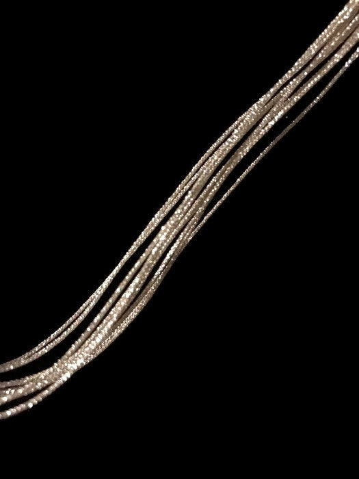 Japanese Silver 10 Strands Silk Cord