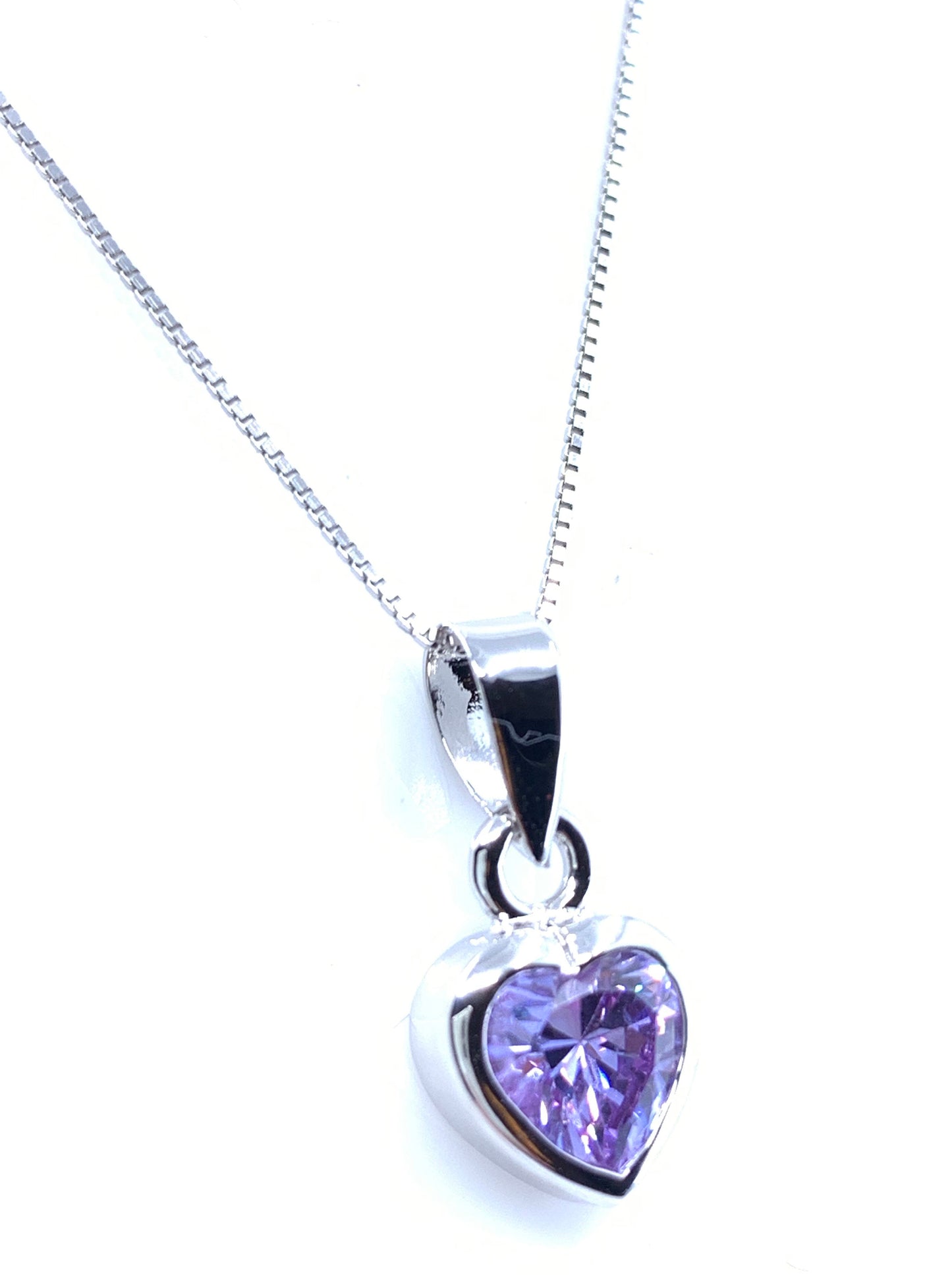 Small Cutie Purple Heart Pendant